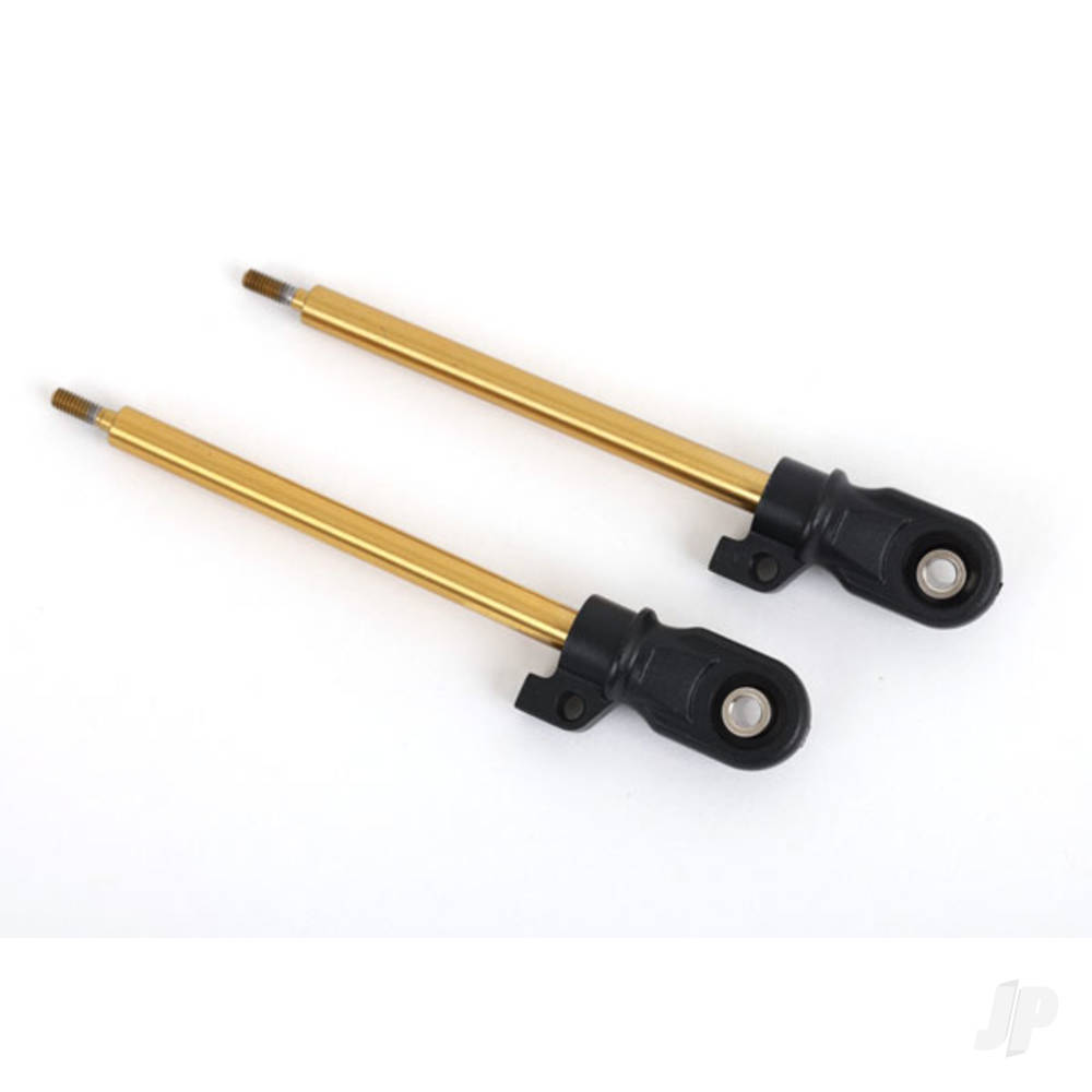 Traxxas Shock shaft, 72mm (GT-Maxx) (TiN-coated) (2) (assembled with rod ends and steel hollow balls)