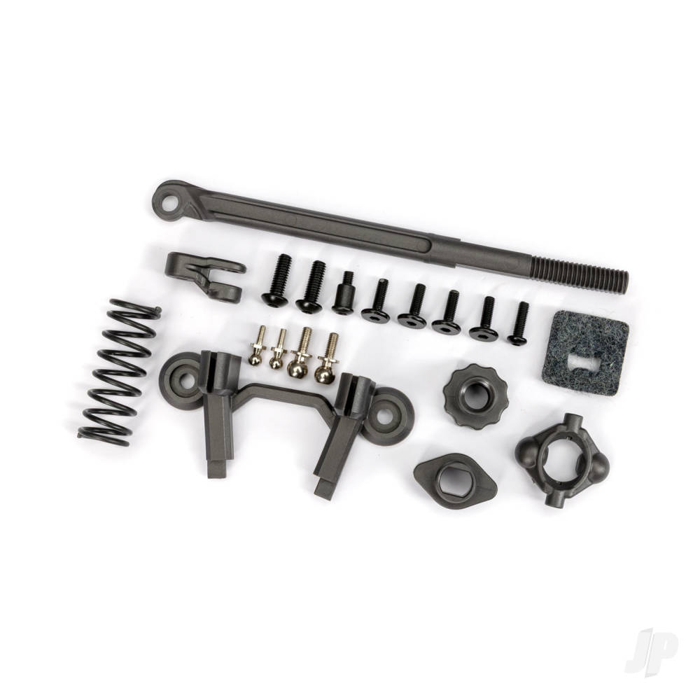 Traxxas Brake linkage/ servo horn, front/ mounting hardware