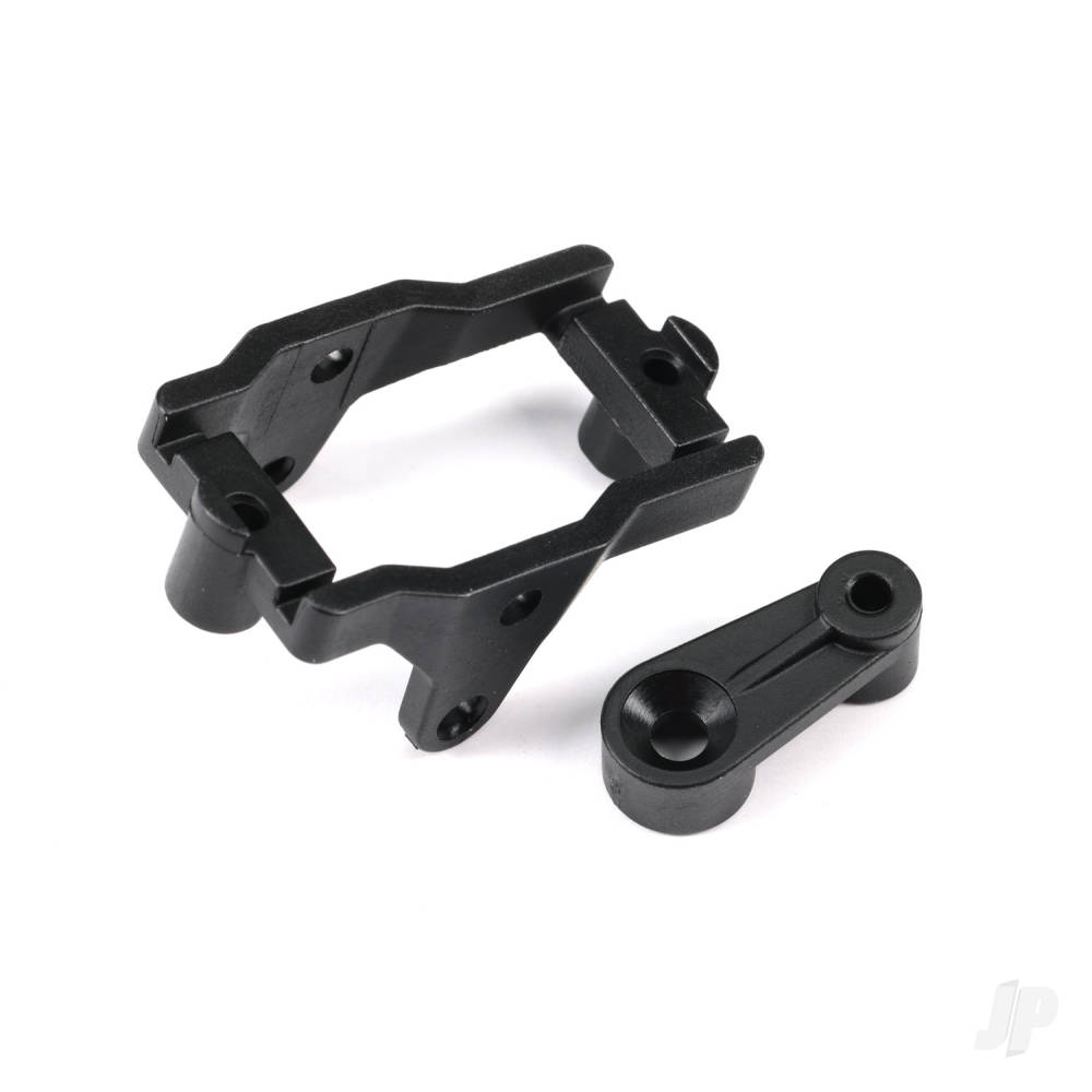 Traxxas Servo mount, steering / servo horn