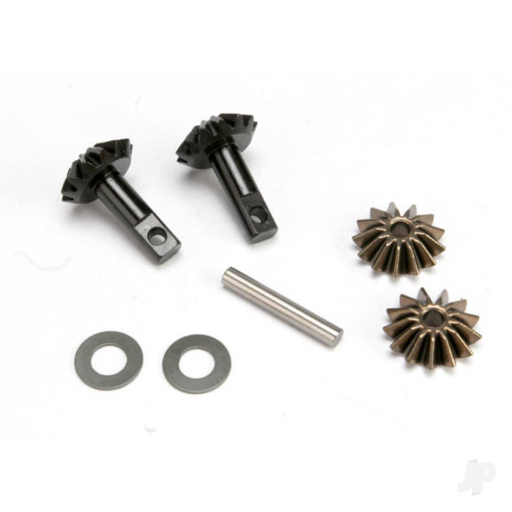 Traxxas Gear Set, Differential (output gears (2 pcs) / spider gears (2 pcs) / spider gear shaft)