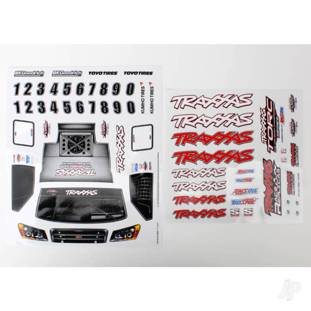 Traxxas Decal sheet, 1:16 Slash 4WD team truck