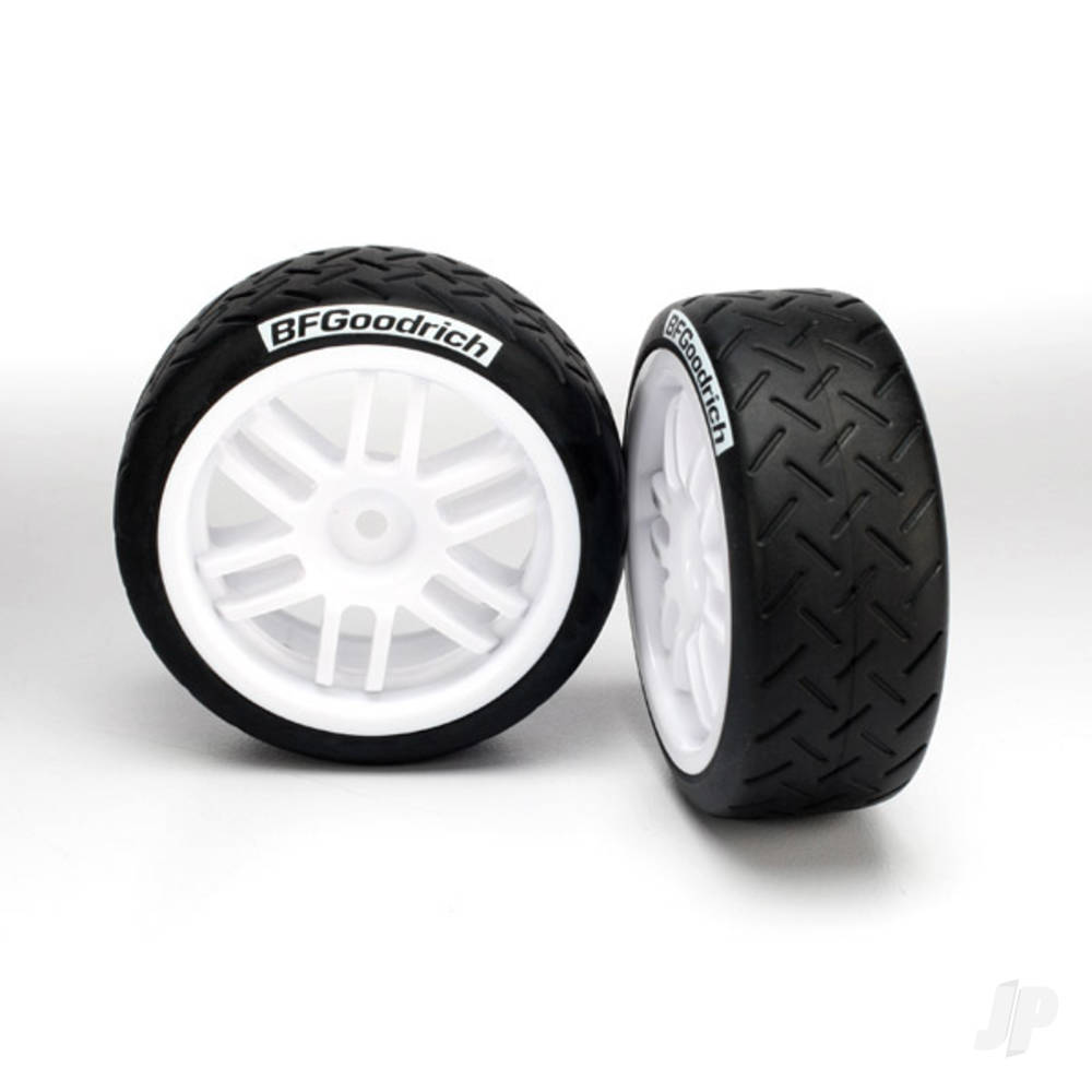 Traxxas Tyres & Wheels, Assembled Glued BFGoodrich Rally Tyres (2 pcs)