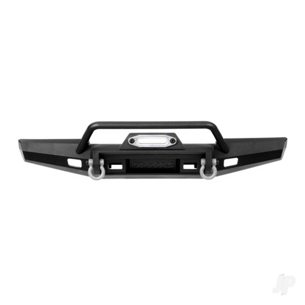 Traxxas Bumper, Front, winch, medium (includes bumper mount, D-Rings, fairlead, hardware) (fits TRX-4 1979 Bronco and 1979 Blazer with 8855 winch) (217mm wide)