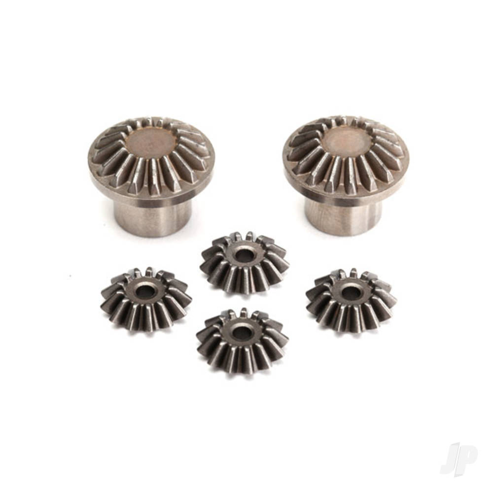 Traxxas Gear Set, Rear Differential (output gears (2 pcs) / spider gears (4 pcs)) (#8581 required to build complete Differential)