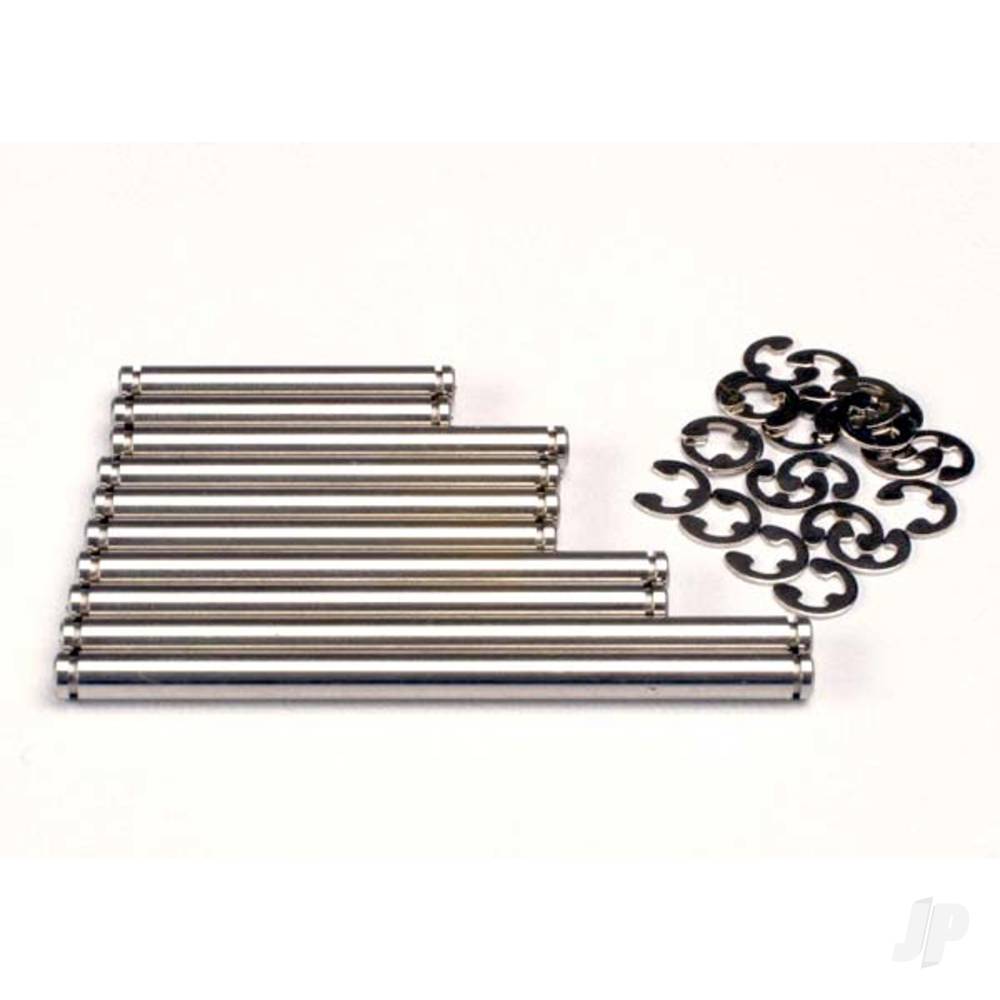 Traxxas Suspension pin Set, stainless Steel (with E-clips)