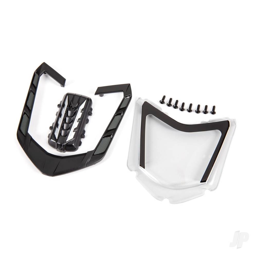 Traxxas Engine Bay & Mount, Rear Window