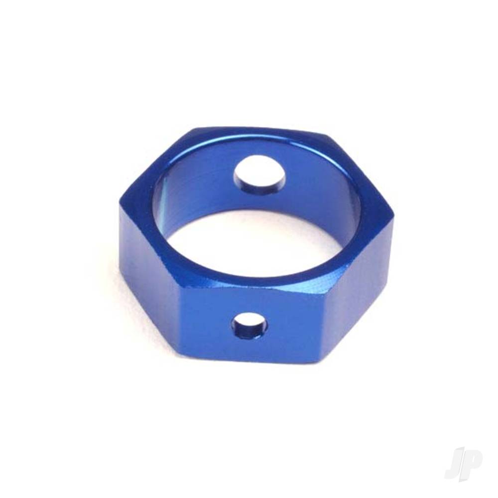 Traxxas Brake adapter, hex aluminium (Blue) (use with HD shafts)