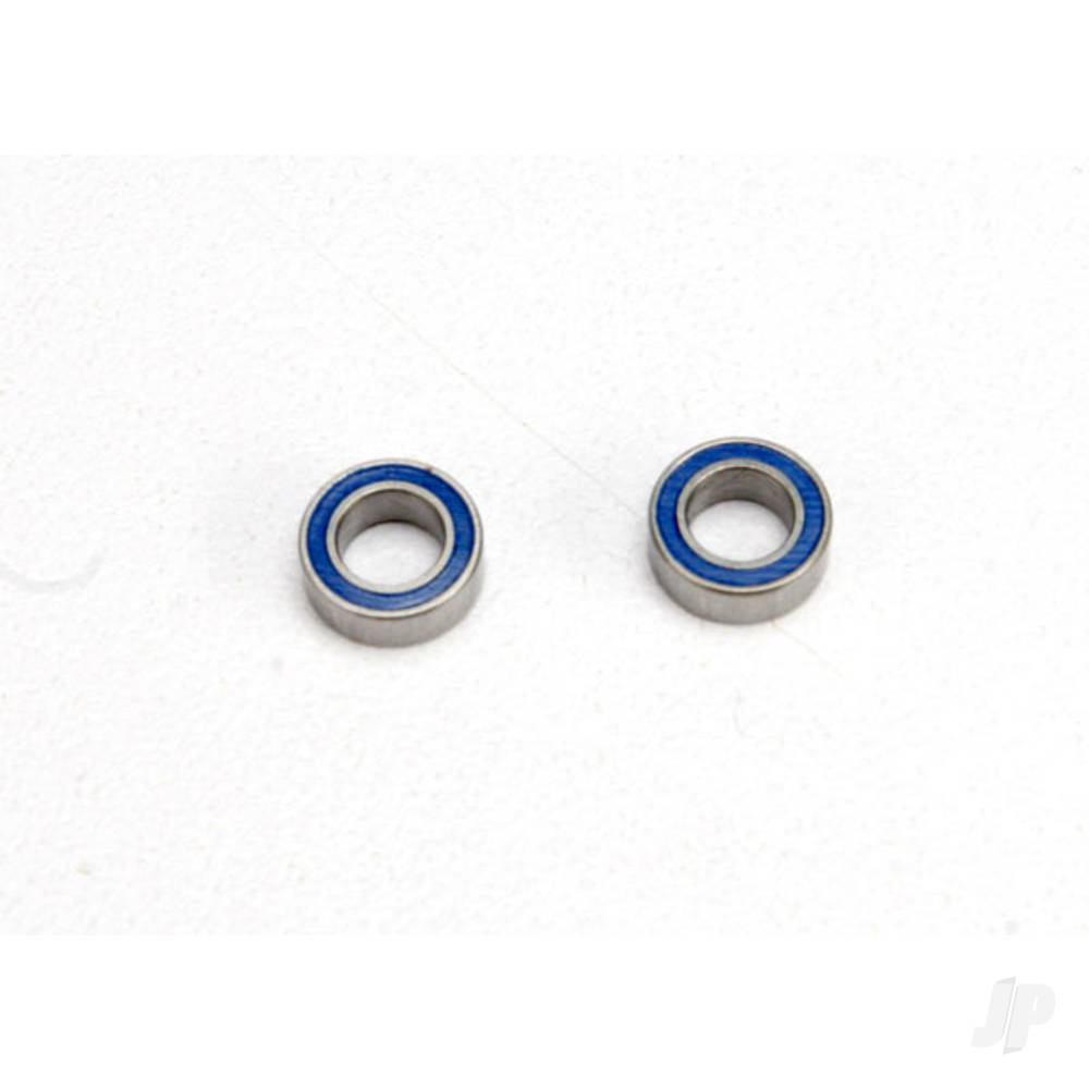 Traxxas Ball bearings, Blue rubber sealed (4x7x2.5mm) (2 pcs)