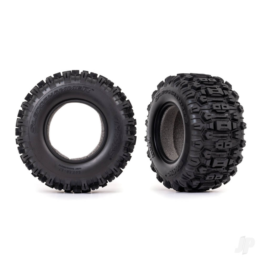 Traxxas Tyres, Sledgehammer (2) / foam inserts (2)