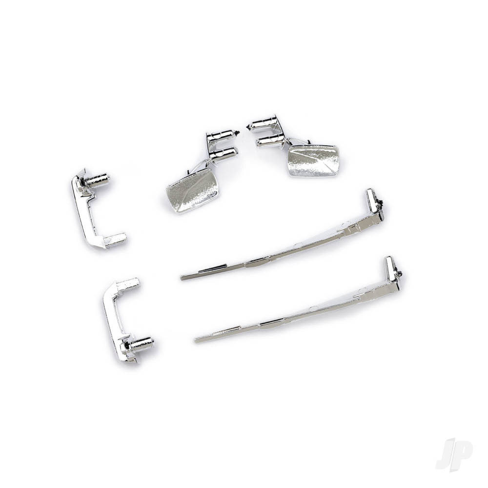 Traxxas Door handles (left & right) / mirrors, side (left & right) / windshield wipers (fits #9811 body)