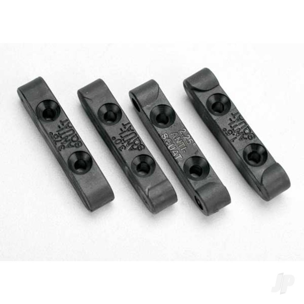 Traxxas Mounts, suspension pin (Rear anti-squat blocks) (1.5, 2.25, 3.0 & 3.75 degree) (1 each)