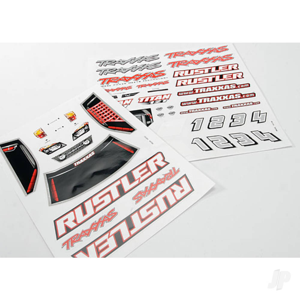 Traxxas Decal sheet, Rustler