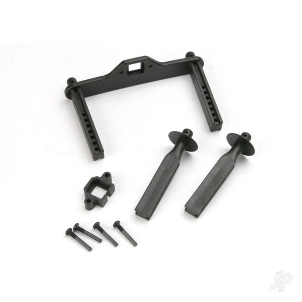 Traxxas Body mount posts, Front (2 pcs) / Body mount, Rear / Body mount screw pins (4 pcs)