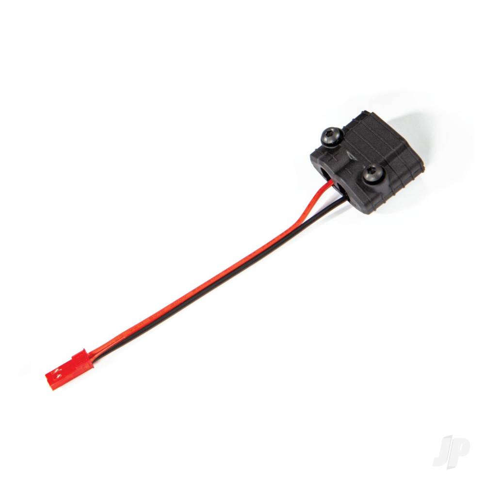 Traxxas Connector, power tap (with cable)/ 2.6x8 BCS (2) (use #6549 power tap for telemetry voltage)