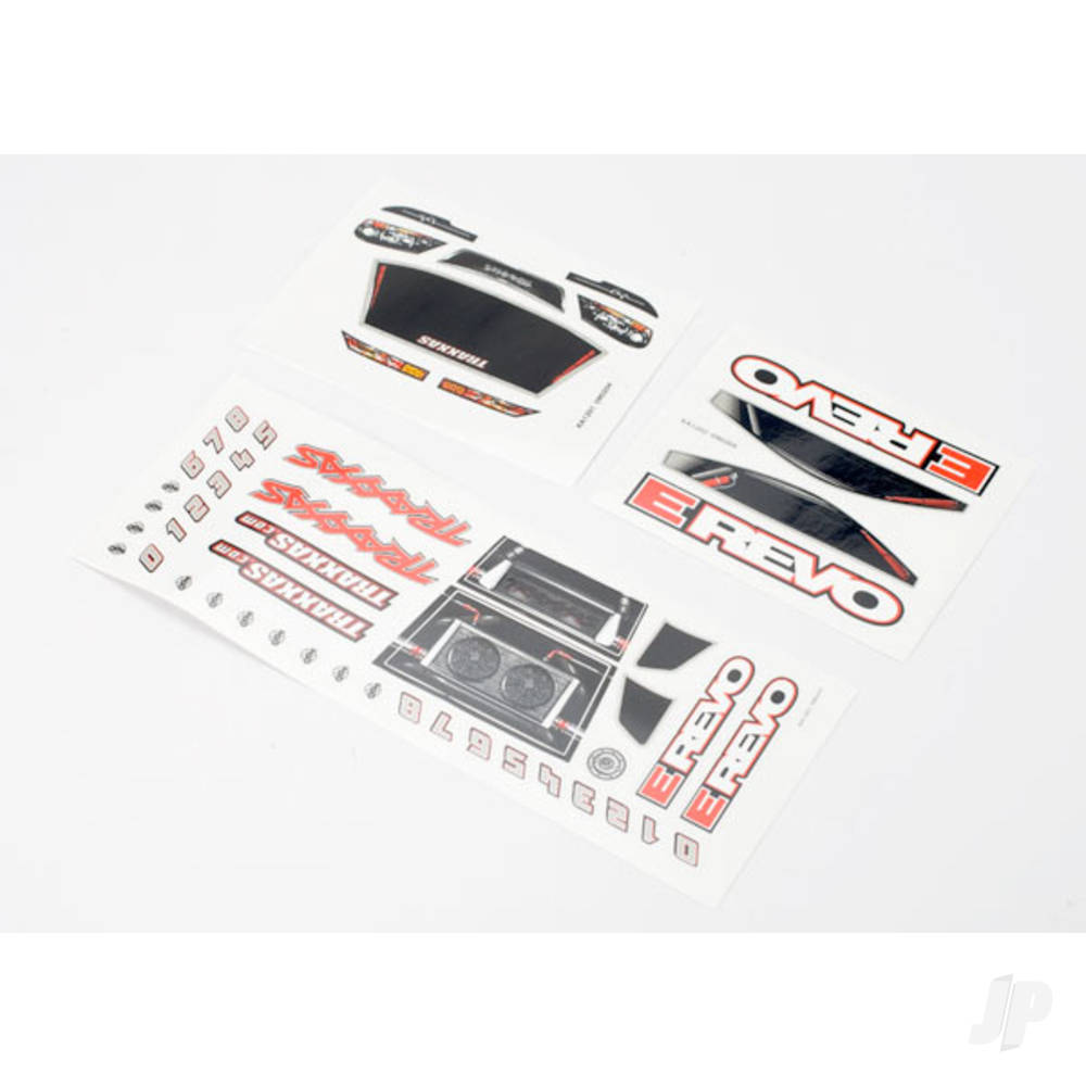 Traxxas Decal sheet, 1:16 E-Revo