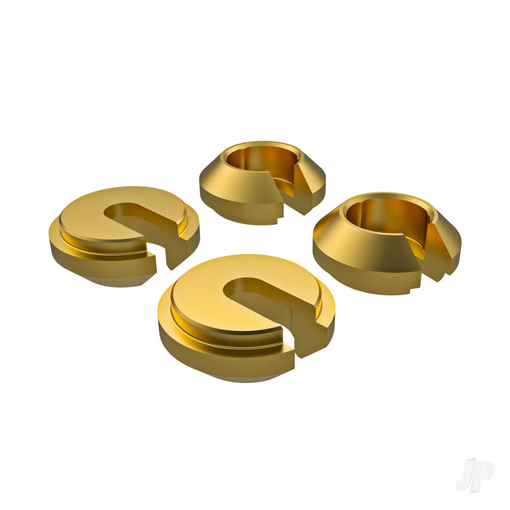 Traxxas Lower retainer, shock (Brass) (4 pcs)