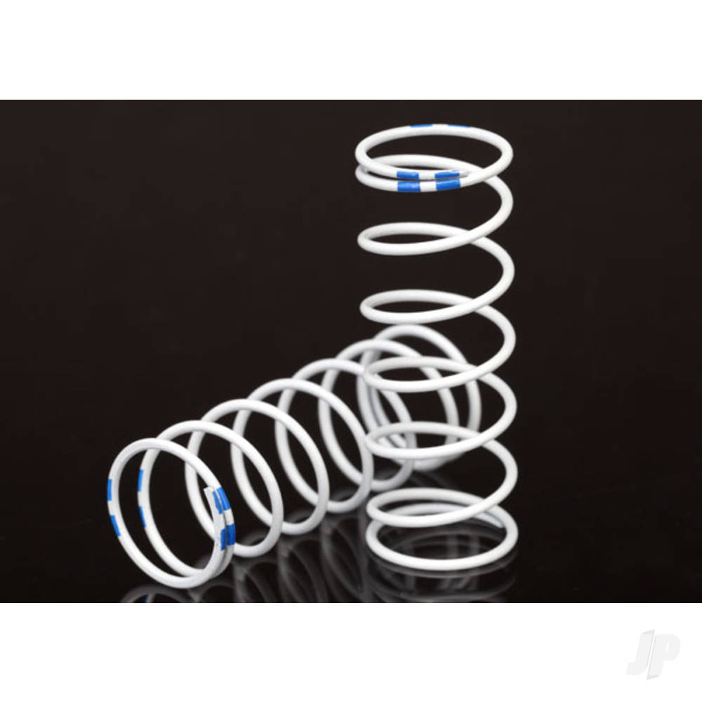 Traxxas Spring, shock, White (GTR XX-Long) (1.004 rate Blue) (1 pair)