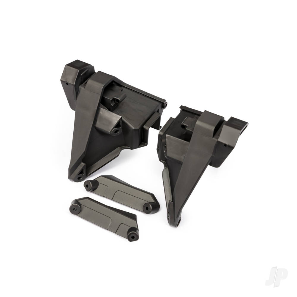 Traxxas Shock tower extensions, rear (left & right)/ mounts (left & right)