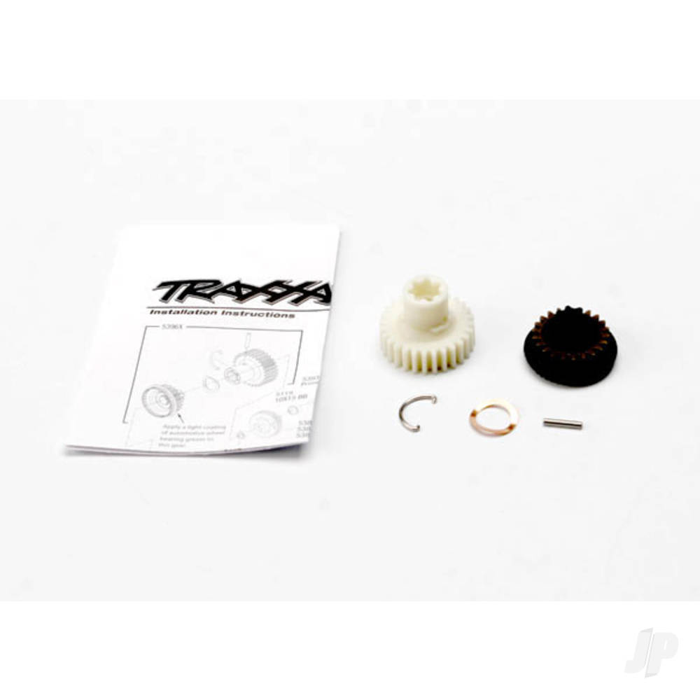 Traxxas Primary gears, forward and reverse / 2x11.8mm pin / pin retainer / disc spring