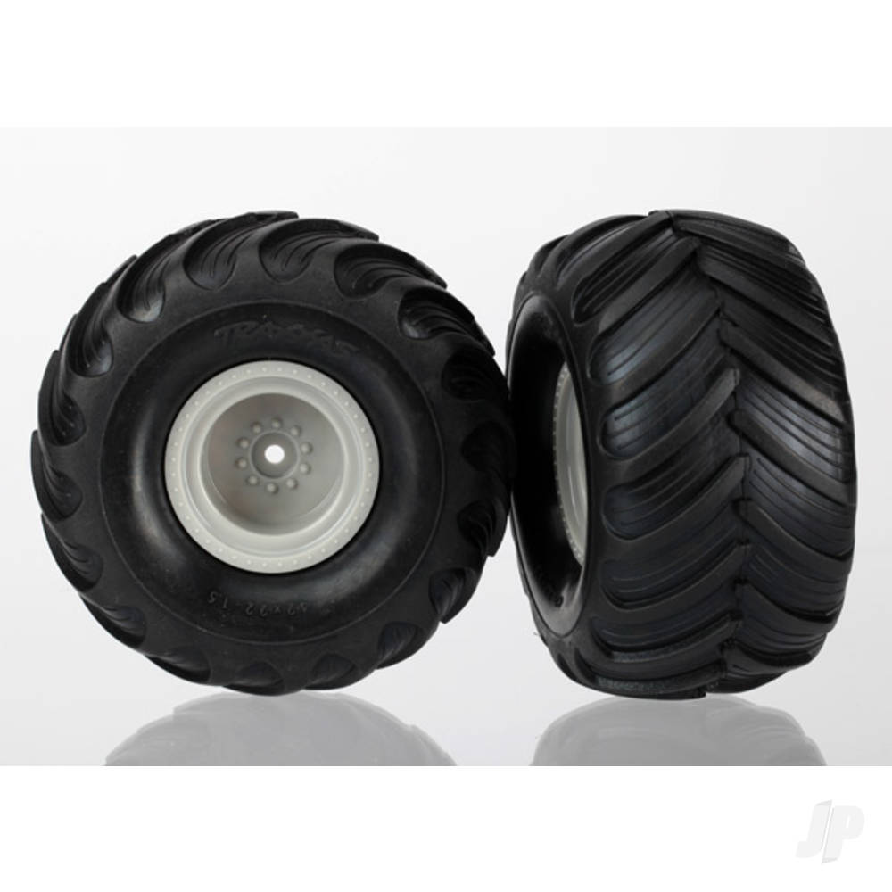 Traxxas Wheels & Tyres, Assembled (2 pcs)