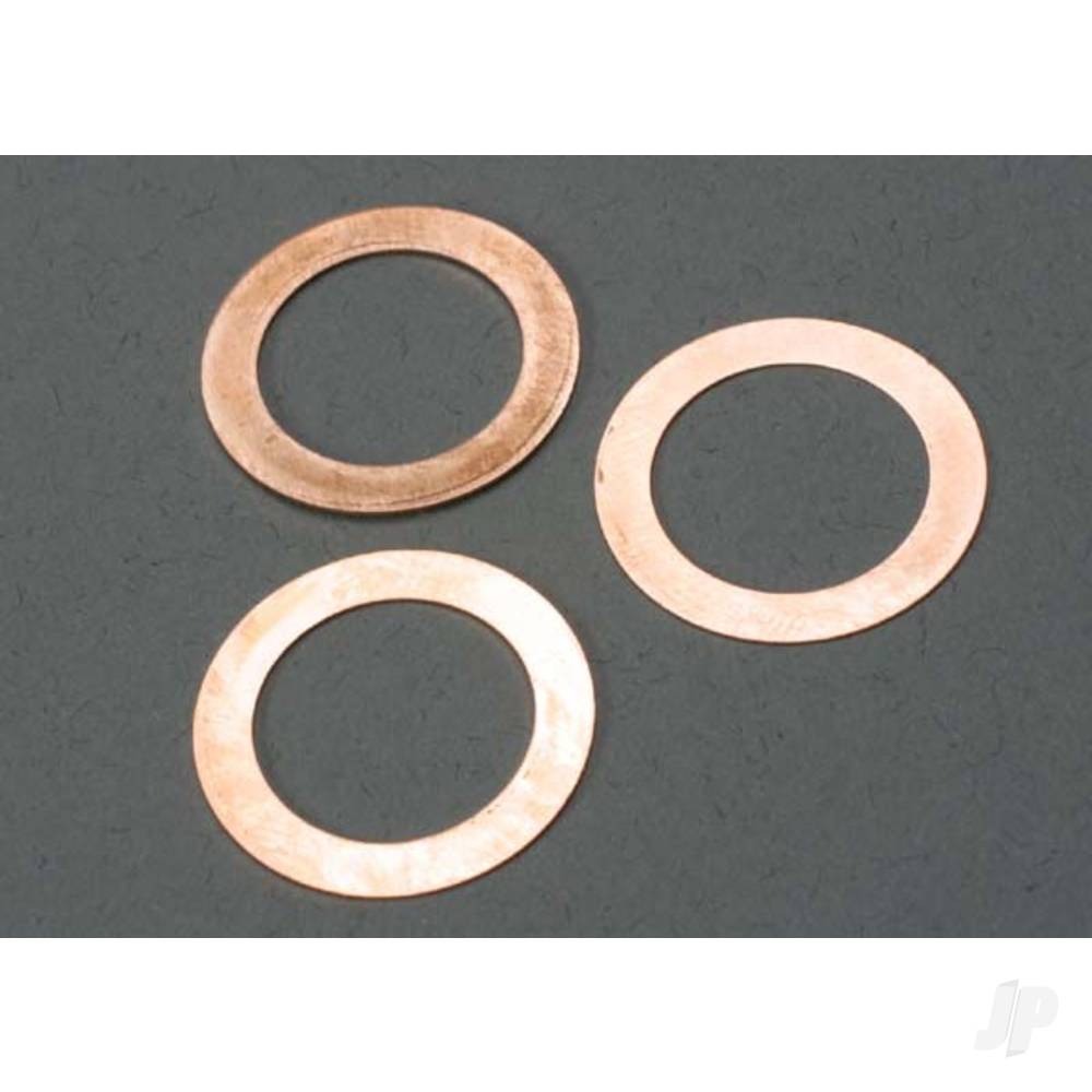 Traxxas Gaskets, cooling head: 0.15, 0.25, 0.35mm (1 each) (TRX 2.5, 2.5R)