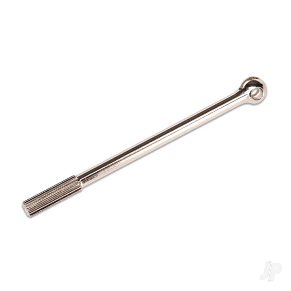Traxxas Half shaft, external splined (Steel-spline constant-velocity) (1pc) (fits 2WD Rustler / Stampede)