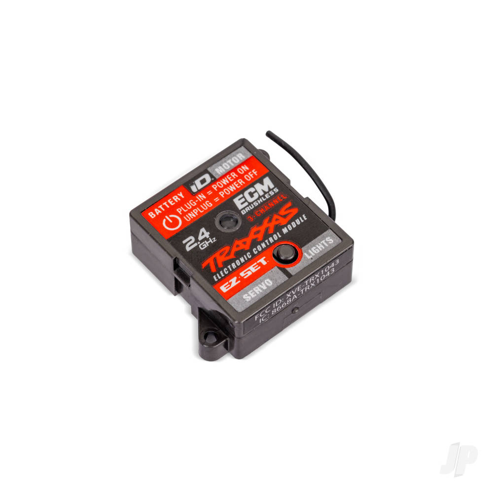 Traxxas TRX-4M Brushless Power System receiver, waterproof (for #6250 power system)