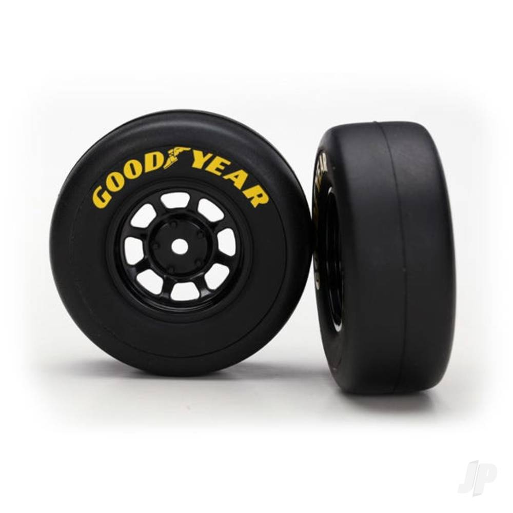 Traxxas Tyres & Wheels, Assembled Glued 1.9 Goodyear Wrangler Tyres (2 pcs)