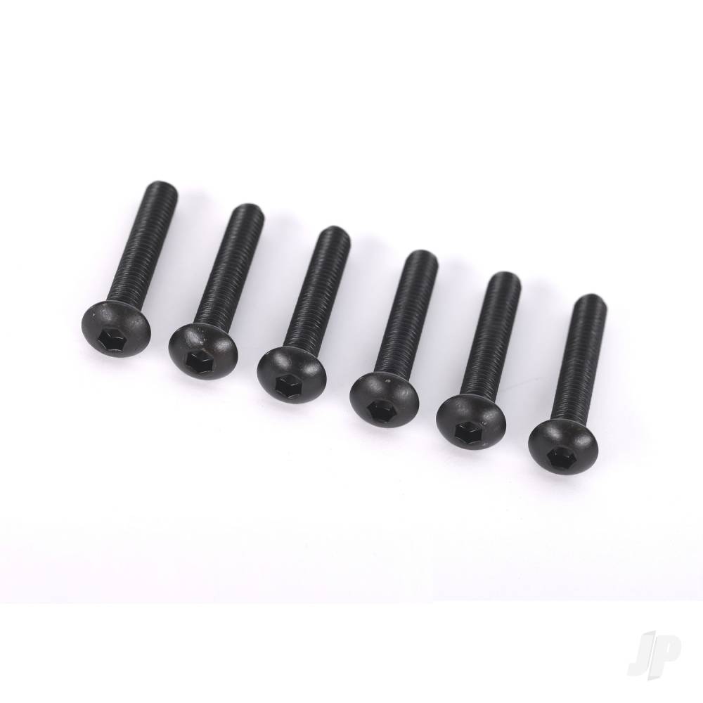 Traxxas Screws, 4x24mm button-head machine (hex drive) (6)