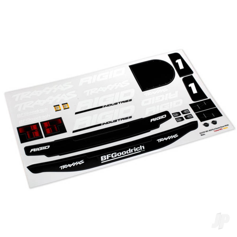 Traxxas Decals, Unlimited Desert Racer, Rigid Edition