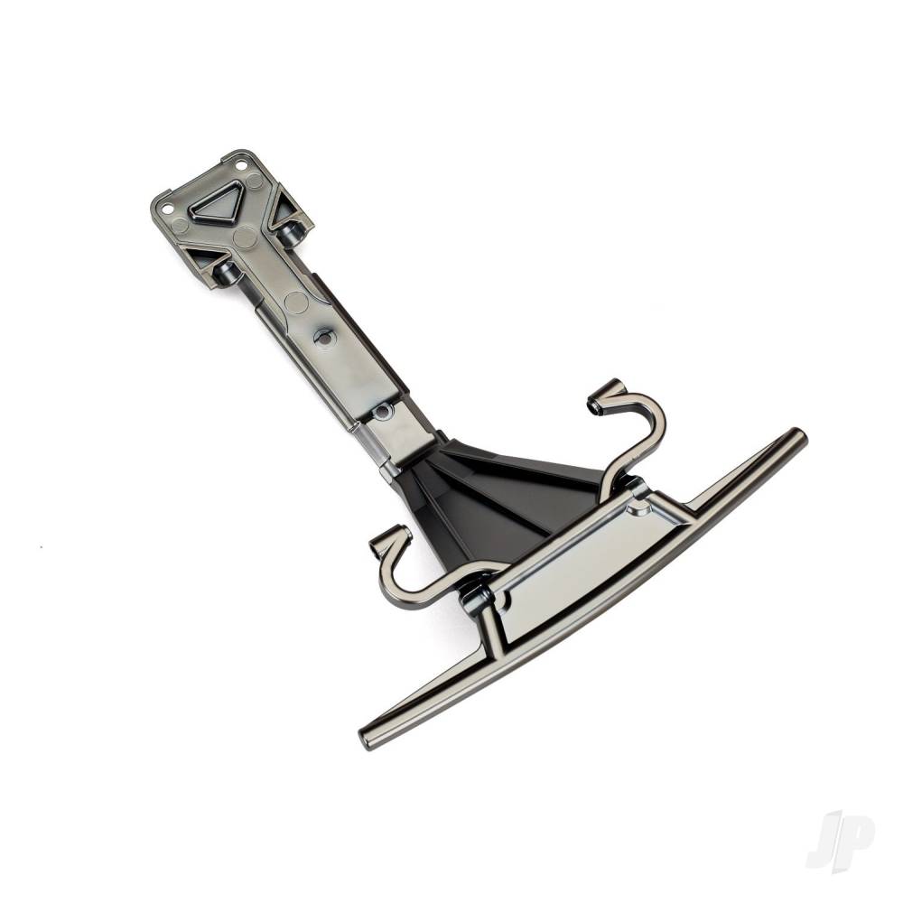 Traxxas Skid plate, Front (plastic) (Satin Black Chrome-plated)