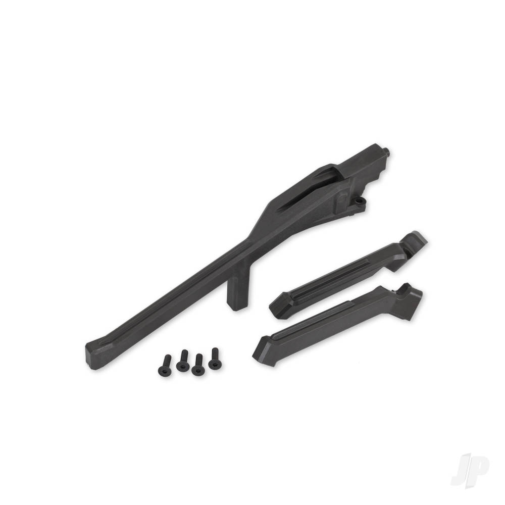 Traxxas Chassis braces (rear (1), rear tower (2)) / 4x15 CCS (4) (fits Sledge)