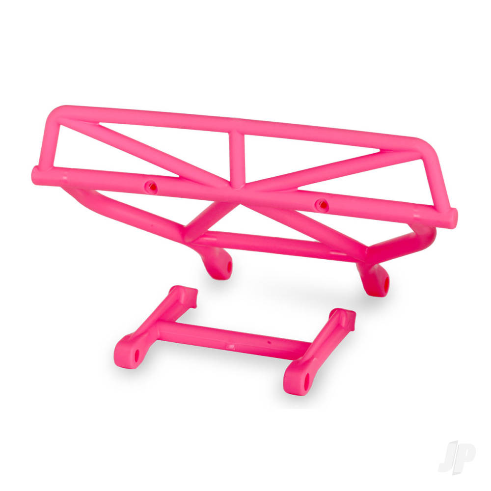 Traxxas Bumper, Rear / bumper mount, Rear (Pink)