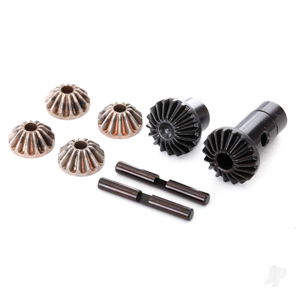 Traxxas Gear Set, Differential (output gears (2 pcs), spider gears (4 pcs), spider gear shaft (2 pcs))
