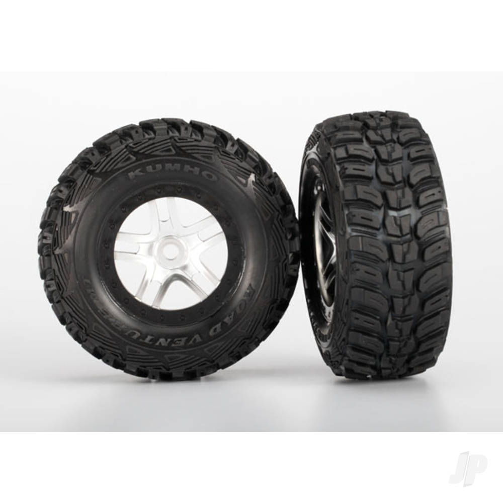Traxxas Tyres & Wheels, Assembled Glued Kumho Tyres (2 pcs) (Front and Rear)