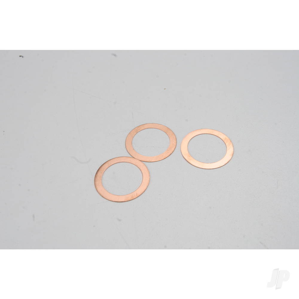 Traxxas Gaskets, cooling head: 0.20, 0.30, 0.40mm (1 each) (0.30mm stock) (TRX 3.3)
