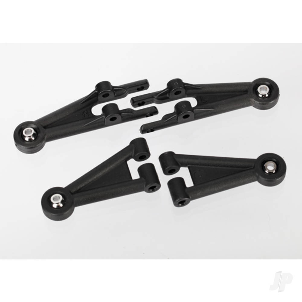 Traxxas Suspension arms, Front (2 lower, 2 upper, assembled with ball joints)
