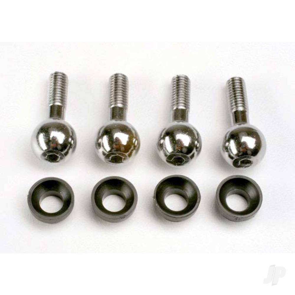 Traxxas Pivot balls (4 pcs) / pivot ball cap bushings (4 pcs)