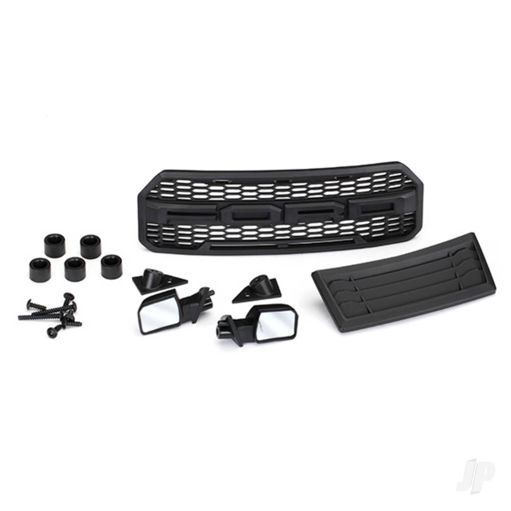 Traxxas Body accessories kit, 2017 Ford Raptor (includes grille, hood insert, side mirrors, & mounting hardware)