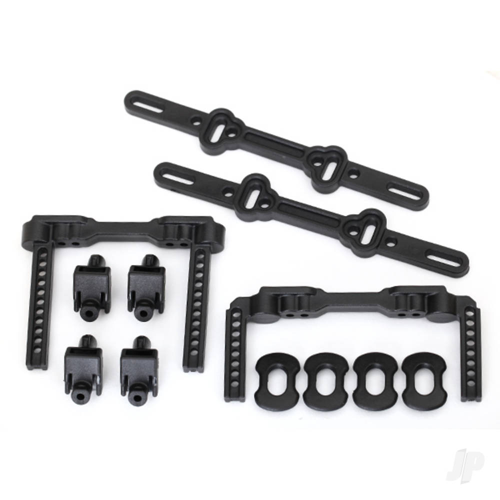 Traxxas Body mounts, Front & Rear / Body mount posts / Body mount sliders