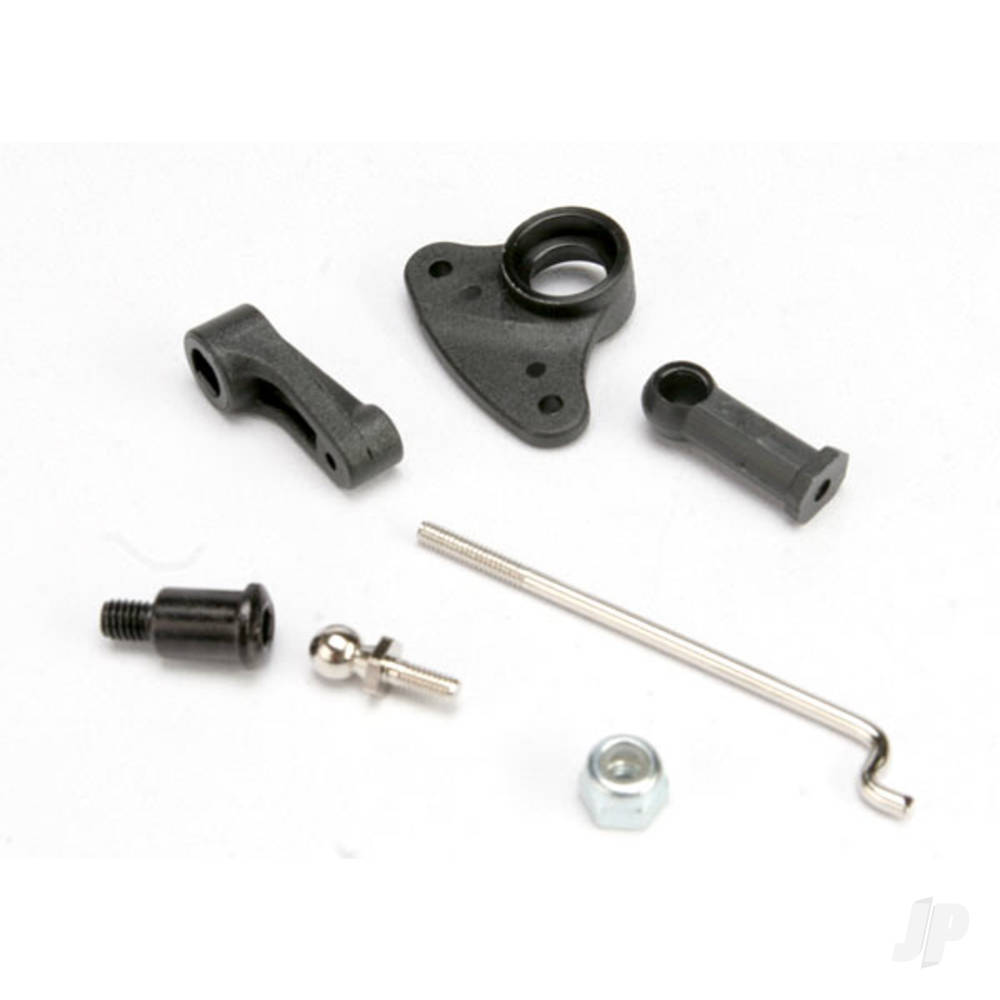 Traxxas Brake cam lever / linkage rod / bellcrank / 4mm ball screw (1pc) / 4mm ball cup (1pc) / 3.0NL (1pc) / 3X10 SS (1pc)