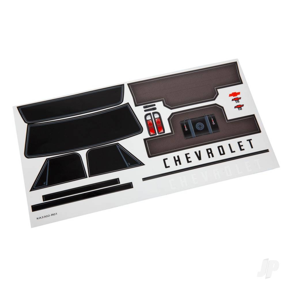 Traxxas Decal sheet, Chevrolet C10