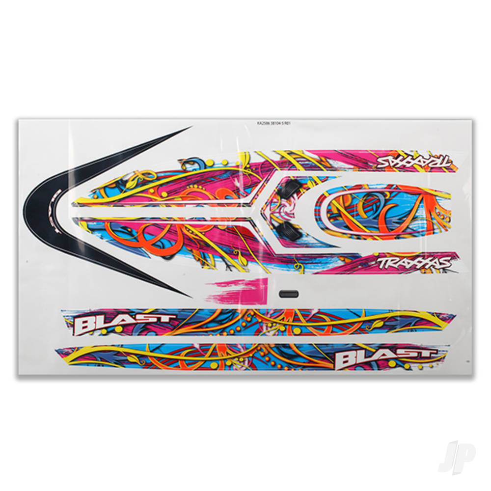 Traxxas Blast decal Set (swirl pattern) (waterproof)