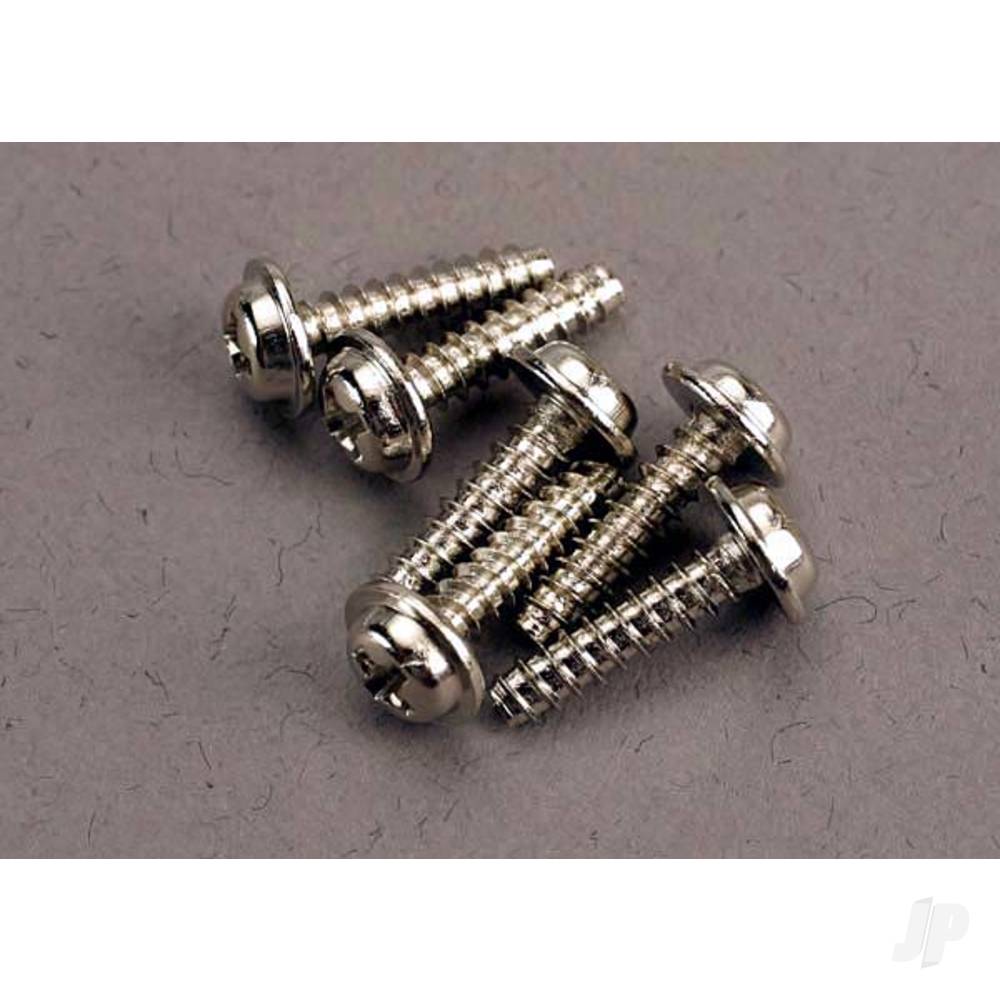 Traxxas Screws, 3x12mm washerhead self-tapping (6 pcs)
