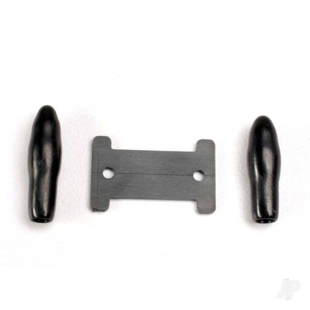 Traxxas Antenna caps, vinyl (2 pcs) / antenna spool