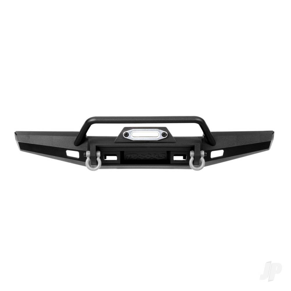 Traxxas Bumper, Front, winch, wide (includes bumper mount, D-Rings, fairlead, hardware) (fits TRX-4 1969-1972 Blazer with 8855 winch) (227mm wide)
