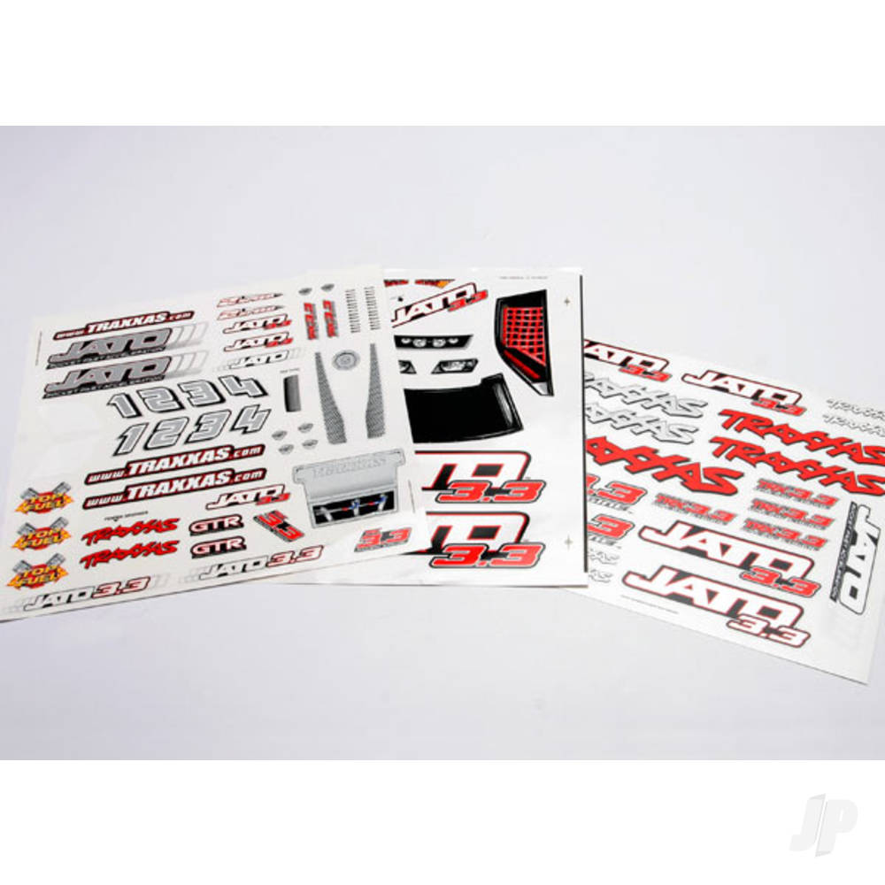 Traxxas Decal sheet, Jato 3.3