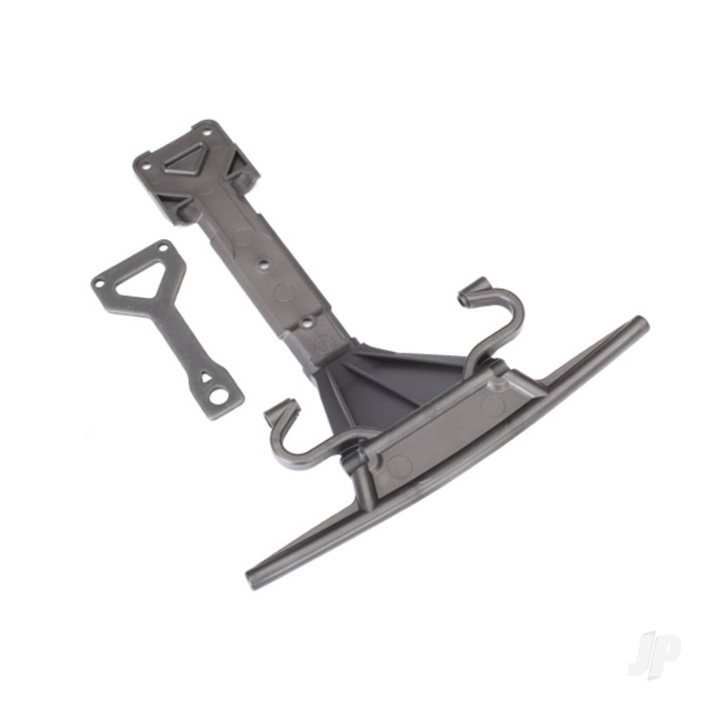 Traxxas Skid plate, Front (plastic) / support plate (Steel)