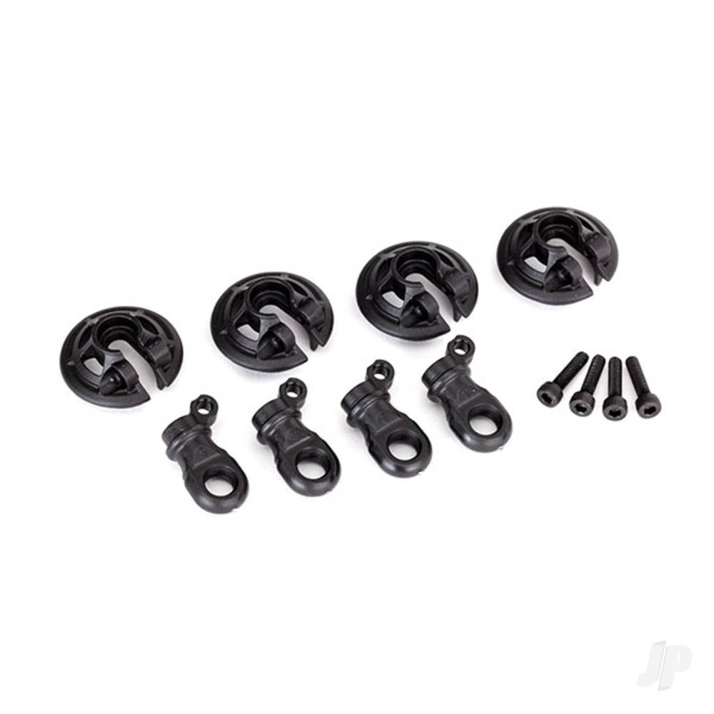 Traxxas Spring retainers, lower (captuRed) (4 pcs) / 2.5x10 CS (4 pcs)
