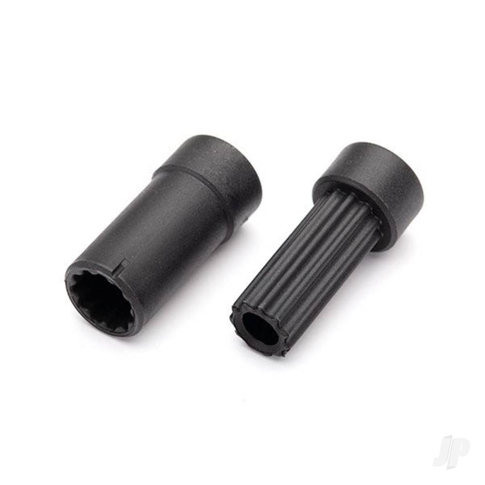 Traxxas Half shafts, centre (internal splined, extra Short (1pc) / external splined, extra Short (1pc)) (plastic parts only)